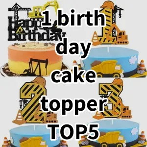 Top 5 Best-selling 1 birthday cake topper