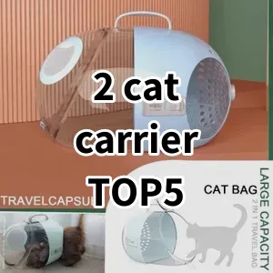 Top 5 Best-selling 2 cat carrier