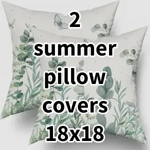 Top 5 Best-selling 2 summer pillow covers 18x18