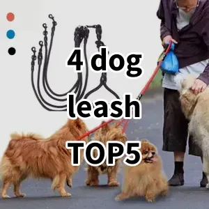 Top 5 Best-selling 4 dog leash