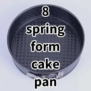 Top5 Best-selling 8 spring form cake pan round