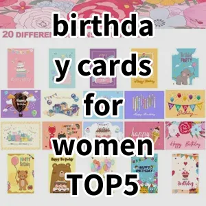 Top 5 Best-selling birthday cards for women