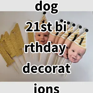 Top 5 Best-selling dog 21st birthday decorations
