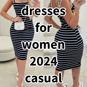 Top 5 Best-selling dresses for women 2024 casual spring midi
