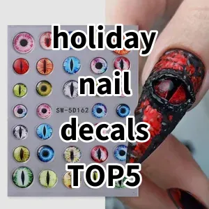 2024 Top5 Best-selling holiday nail decals