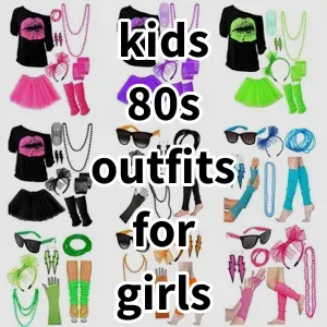 Top5 Best-selling kids 80s outfits for girls