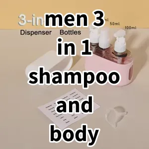 2024 Top5 Best-selling men 3 in 1 shampoo and body wash