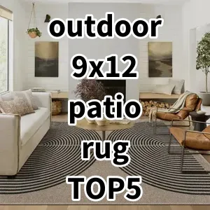 Top5 Best-selling outdoor 9x12 patio rug
