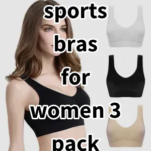 Top5 Best-selling sports bras for women 3 pack