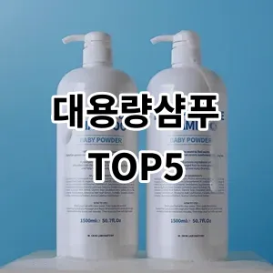 2024 대용량샴푸 추천 Top5